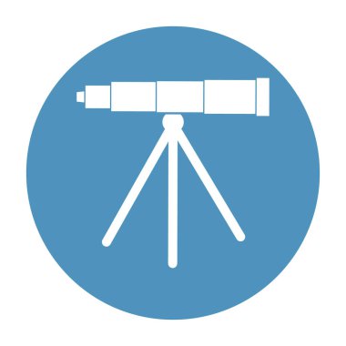 Kolayca değiştirebilen ya da düzenleyebilen Teleskop İzole Vektör simgesi