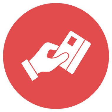 Kart İzole Vektör simgesi Kolayca düzenleyebilir ya da değiştirebilir