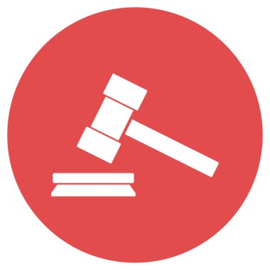 Kolayca değiştirebilen veya düzenleyebilen Yasa İzole Vektör simgesi