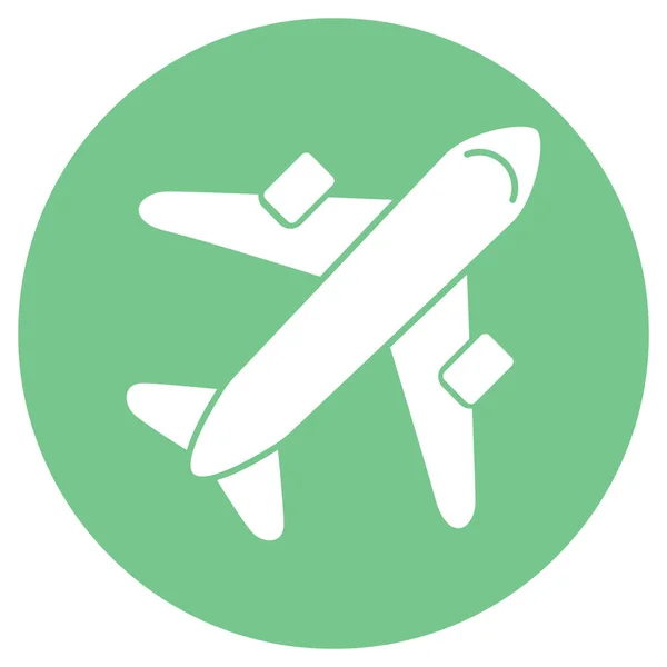 Uçak Izole Vektör Simgesi Hangi Kolayca Düzenlemek Veya Değiştirmek — Stok Vektör