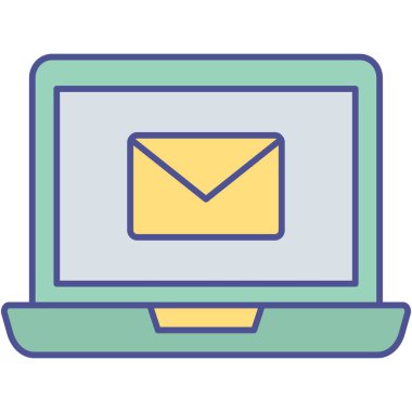 Kolayca değiştirebilen ya da düzenleyebilen dizüstü bilgisayar izole edilmiş Vektör simgesi