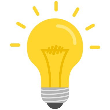 Kolayca değiştirebilen ya da düzenleyebilen Ampul İzole Vektör simgesi