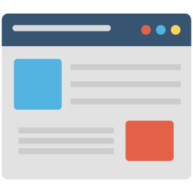 Kolayca düzenleyebilen ve düzenleyebilen Tarayıcı İzole Vektör simgesi