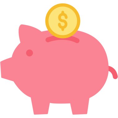 Domuzcuk İzole Vektör simgesi Kolayca düzenleyebilir ya da değiştirebilir