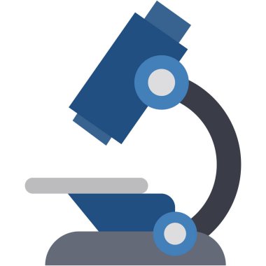 Kolayca değiştirebilen ya da düzenleyebilen mikroskop izole edilmiş Vektör simgesi