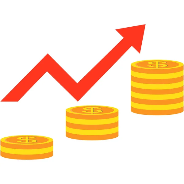 Ikona Izolovaného Vektoru Výnosů Která Může Snadno Upravit Nebo Upravit — Stockový vektor