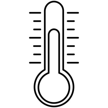 Sıcaklık metre izole Vektör simgesi kolayca düzenleyebilir ya da değiştirebilir