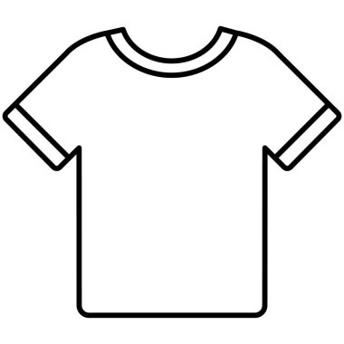 Gömlek İzole Vektör simgesi Kolayca düzenleyebilir veya değiştirebilir