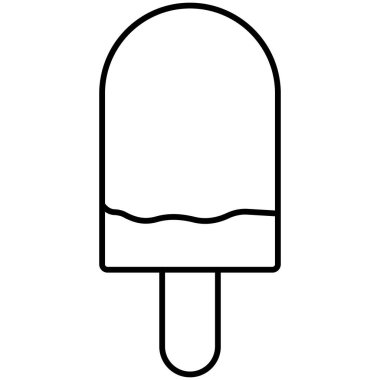 buz pop izole Vektör simgesi kolayca düzenleyebilir ya da değiştirebilir