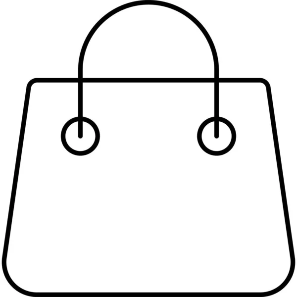 Einkaufstasche Isoliertes Vektorsymbol Das Leicht Geändert Oder Bearbeitet Werden Kann — Stockvektor