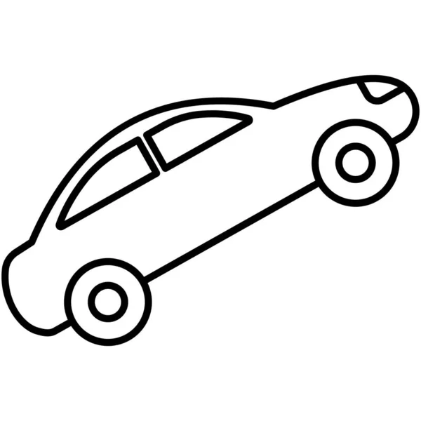 Auto Isolated Vector Symbol Das Leicht Geändert Oder Bearbeitet Werden — Stockvektor