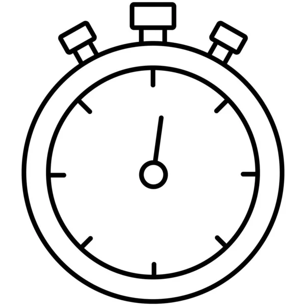 Chronomètre Isolé Icône Vectorielle Qui Peut Facilement Modifier Modifier — Image vectorielle
