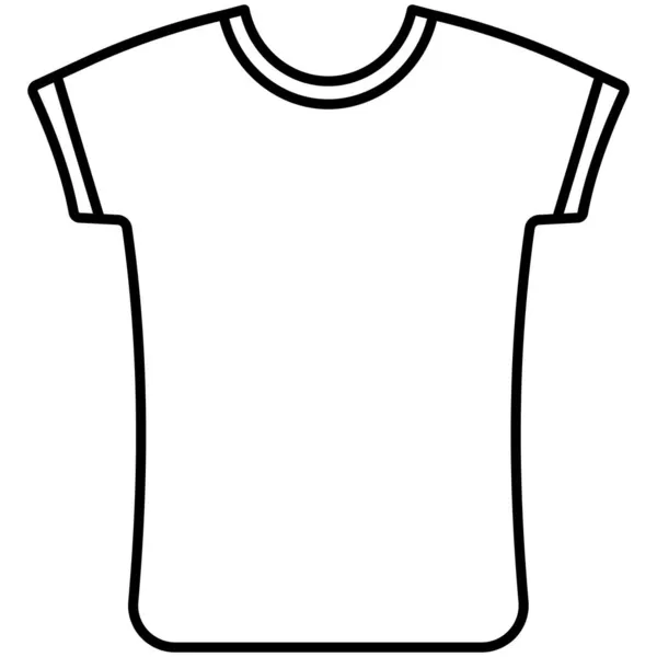 Shirt Μεμονωμένο Εικονίδιο Διάνυσμα Που Μπορεί Εύκολα Τροποποιήσει Επεξεργαστεί — Διανυσματικό Αρχείο