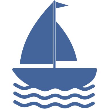 Tekne izole edilmiş Vektör simgesi kolayca düzenlenebilir ya da değiştirilebilir