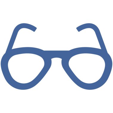 Plaj gözlüğü izole edilmiş vektör simgesi kolayca değiştirilebilir ya da düzenlenebilir