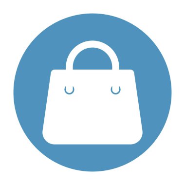 Alışveriş torbası izole edilmiş vektör simgesi kolayca düzenlenebilir ya da değiştirilebilir