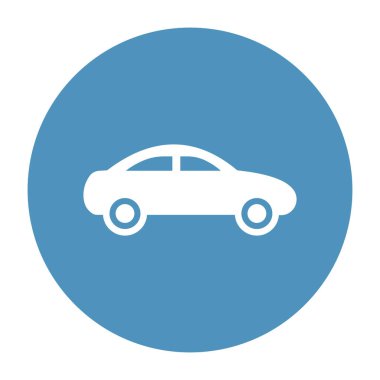 Kolayca değiştirebilen veya düzenleyebilen Otomobil İzole Vektör simgesi