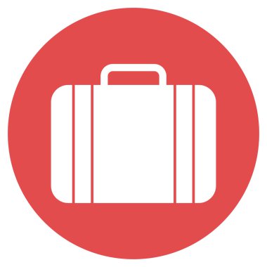 Kolayca düzenleyebilen ve düzenleyebilen Evrak Çantası İzole Vektör simgesi