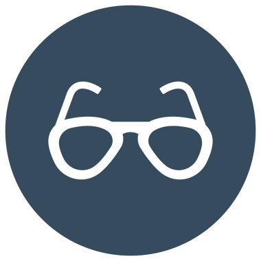 Plaj gözlüğü izole edilmiş vektör simgesi kolayca değiştirilebilir ya da düzenlenebilir