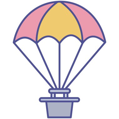 Plaj gözlüğü izole edilmiş vektör simgesi kolayca değiştirilebilir ya da düzenlenebilir