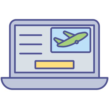 Plaj gözlüğü izole edilmiş vektör simgesi kolayca değiştirilebilir ya da düzenlenebilir