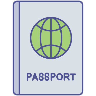 Plaj gözlüğü izole edilmiş vektör simgesi kolayca değiştirilebilir ya da düzenlenebilir