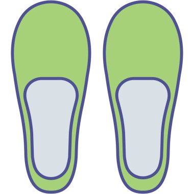 Plaj gözlüğü izole edilmiş vektör simgesi kolayca değiştirilebilir ya da düzenlenebilir