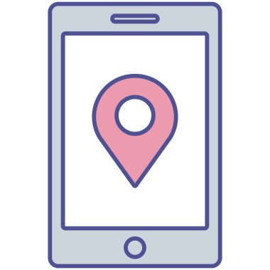 Plaj gözlüğü izole edilmiş vektör simgesi kolayca değiştirilebilir ya da düzenlenebilir