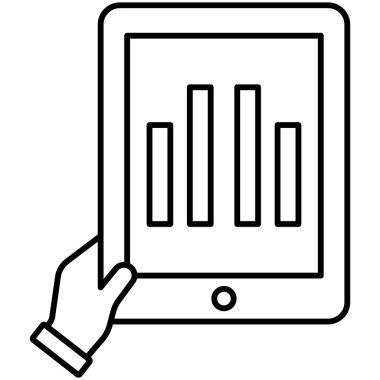 iş raporu izole edilmiş Vektör simgesi kolayca düzenleyebilir ya da değiştirebilir