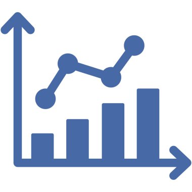 Analiz grafiği izole edilmiş Vektör simgesi kolayca düzenlenebilir ya da değiştirilebilir