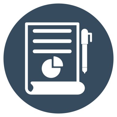 İş dosyası izole edilmiş Vektör simgesi kolayca düzenleyebilir ya da değiştirebilir