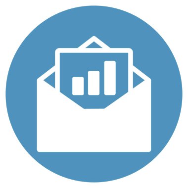 Büyüme e- postası izole edilmiş Vektör simgesi kolayca düzenleyebilir ya da değiştirebilir