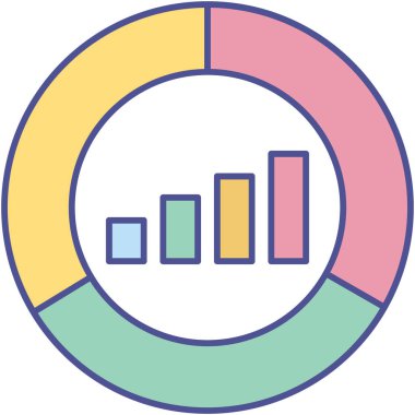İş analizi, kolayca düzenleyebilen ya da düzenleyebilen izole edilmiş Vektör simgesi