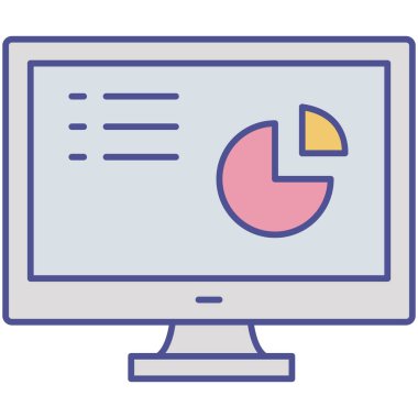 İş Çizelgesi İzole Vektör simgesi Kolayca düzenleyebilir ya da değiştirebilir