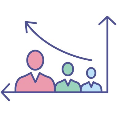 avatar büyümesi izole edilmiş Vektör simgesi kolayca düzenleyebilir veya değiştirebilir