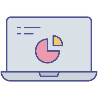 Kolayca değiştirebilen ya da düzenleyebilen izole edilmiş bir vektör simgesi