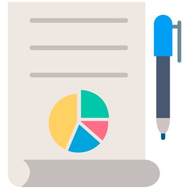 İş dosyası izole edilmiş Vektör simgesi kolayca düzenleyebilir ya da değiştirebilir