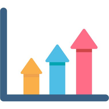 Ok büyümesi izole edilmiş Vektör simgesi kolayca düzenleyebilir ya da değiştirebilir