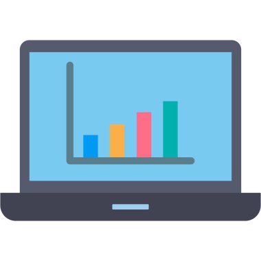 Çevrimiçi iş büyümesi izole edilmiş Vektör simgesi kolayca düzenleyebilir ya da değiştirebilir