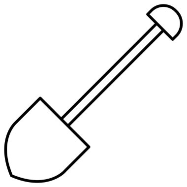 Kolayca değiştirebilen veya düzenleyebilen kürekli Vektör simgesi