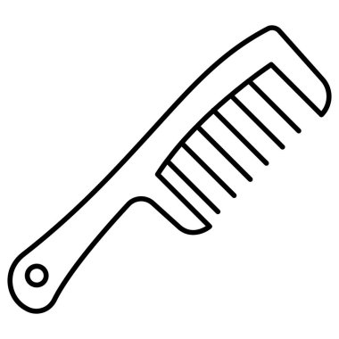 Tarak izole vektör simgesi hangi kolayca düzenlemek veya değiştirmek