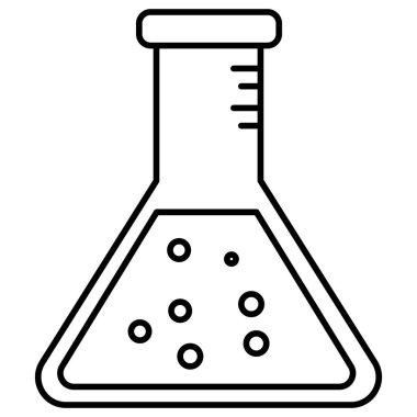 test tübü izole edilmiş vektör simgesi kolayca değiştirilebilir ya da düzenlenebilir