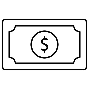 Kolayca değiştirebilen veya düzenleyebilen Nakit İzole Vektör simgesi