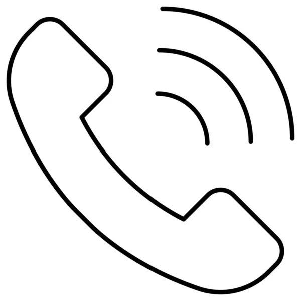 Τηλέφωνο Απομονωμένο Εικονίδιο Διάνυσμα Που Μπορεί Εύκολα Τροποποιήσει Επεξεργαστεί — Διανυσματικό Αρχείο
