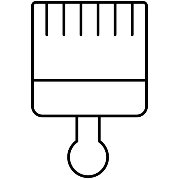Paintbrush Μεμονωμένο Εικονίδιο Διάνυσμα Που Μπορεί Εύκολα Τροποποιήσει Επεξεργαστεί — Διανυσματικό Αρχείο