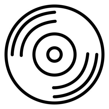 Kolayca düzenleyebilen veya düzenleyebilen Cd İzole Vektör simgesi