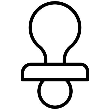 Emzik İzole Vektör simgesi kolayca düzenleyebilir ya da değiştirebilir