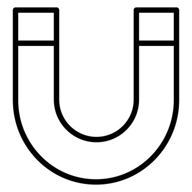 Kolayca değiştirebilen ya da düzenleyebilen Manyetik İzole Vektör simgesi