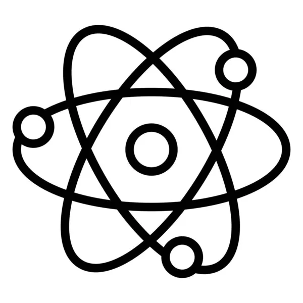 Atom Isolated Vector Pictogram Dat Gemakkelijk Kan Wijzigen Bewerken — Stockvector