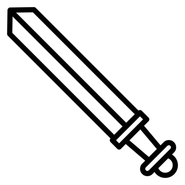 剑隔离向量图标 可以很容易地修改或编辑 — 图库矢量图片